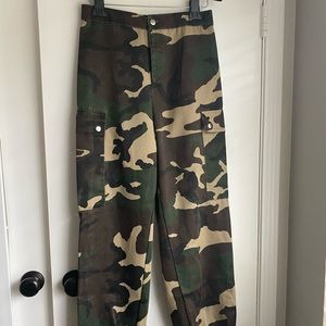 Tiger Mist High Waisted Camo Pants